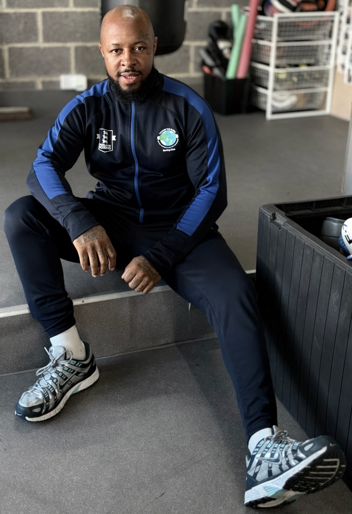 Zipped tracksuit